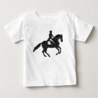 Dressage Horse and Rider Mosaic Design