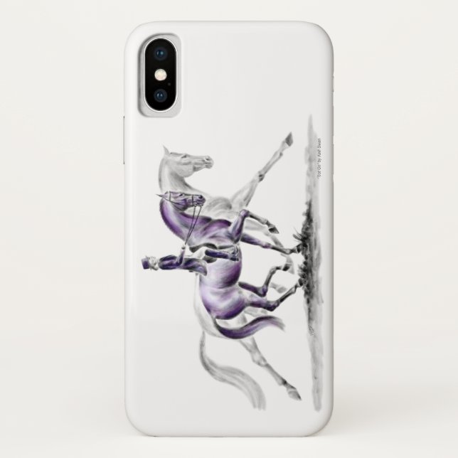 Dressage Horse in Trot Piaffe Case-Mate iPhone Case (Back)
