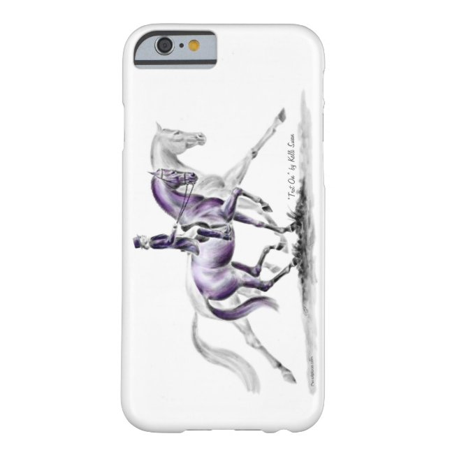 Dressage Horse in Trot Piaffe Case-Mate iPhone Case (Back)