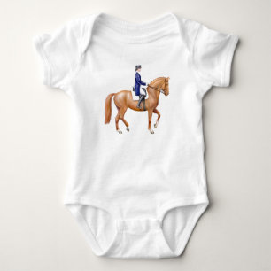 Dressage Horse Infant One Piece Baby Bodysuit