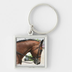 Dressage Horse Keychain