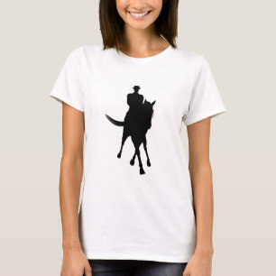 Dressage Horse Silhouette Half Pass  T-Shirt