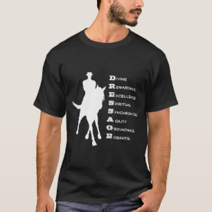 Dressage Is Horse Silhouette Dark T-Shirt