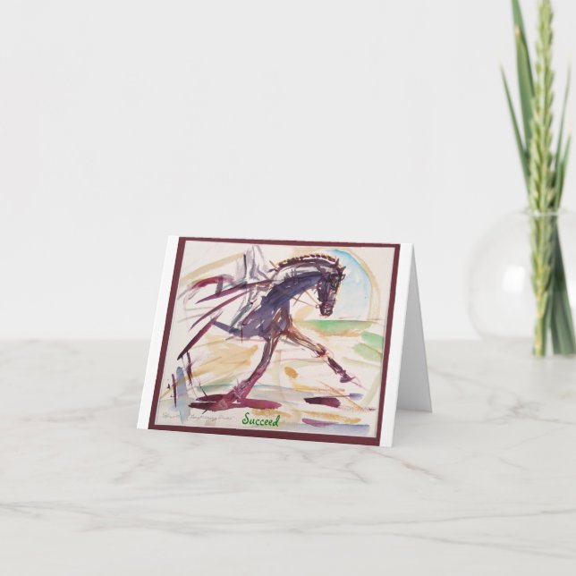 Dressage Note Card (Front)