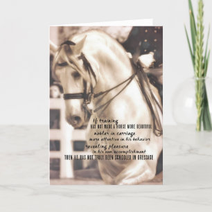 DRESSAGE PERFECTION Greeting Card