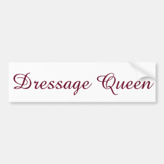 Dressage Queen Bumper Sticker