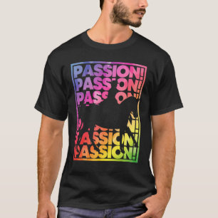 Dressage Rider Woman Colourful Passion for Girl Ho T-Shirt