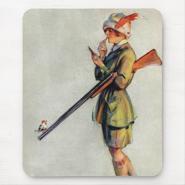 Dressed For Hunting Mouse Pad (Front)