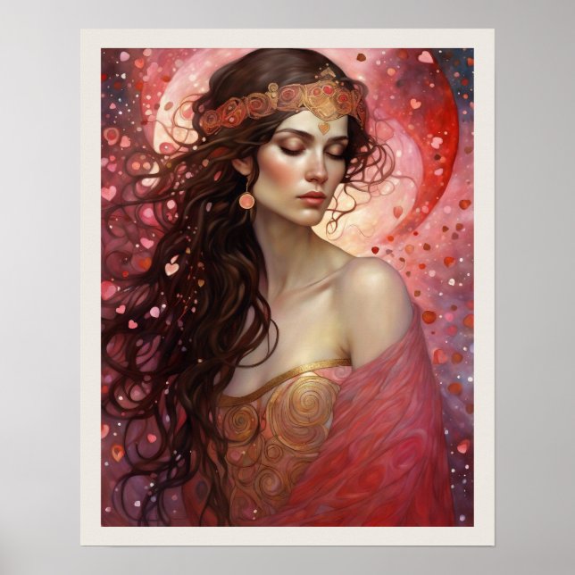 Dressed For Love Valentine's Day Art Print (Front)