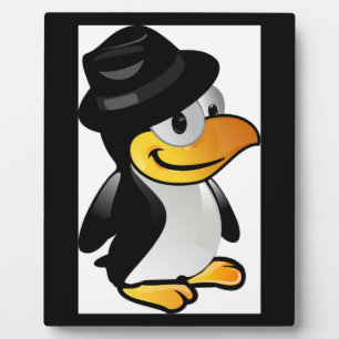 DRESSED UP PENGUIN PLAQUE