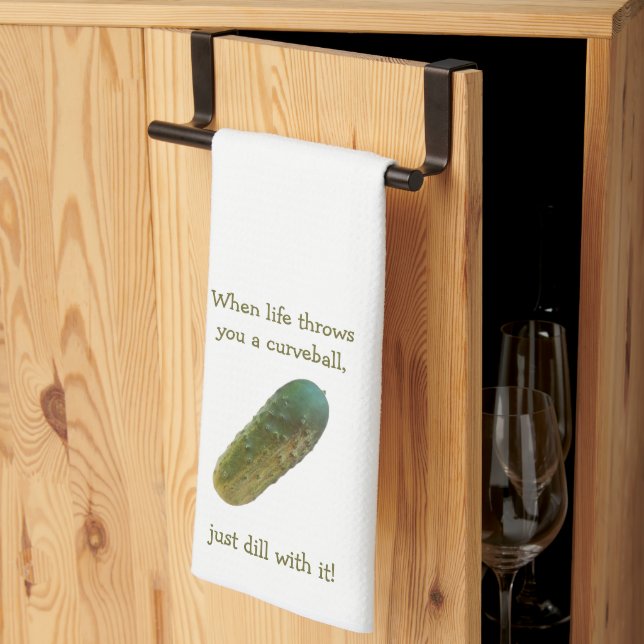 Dresser Avec Il Végétable Drôle Serviettes De Cuis (Pliage en tiers)