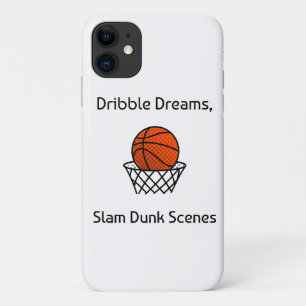 Dribble Dreams, Slam Dunk Scenes Basketball iPhone 11 Case