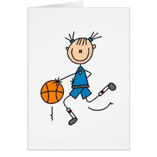 Dribbling The Basketball Card