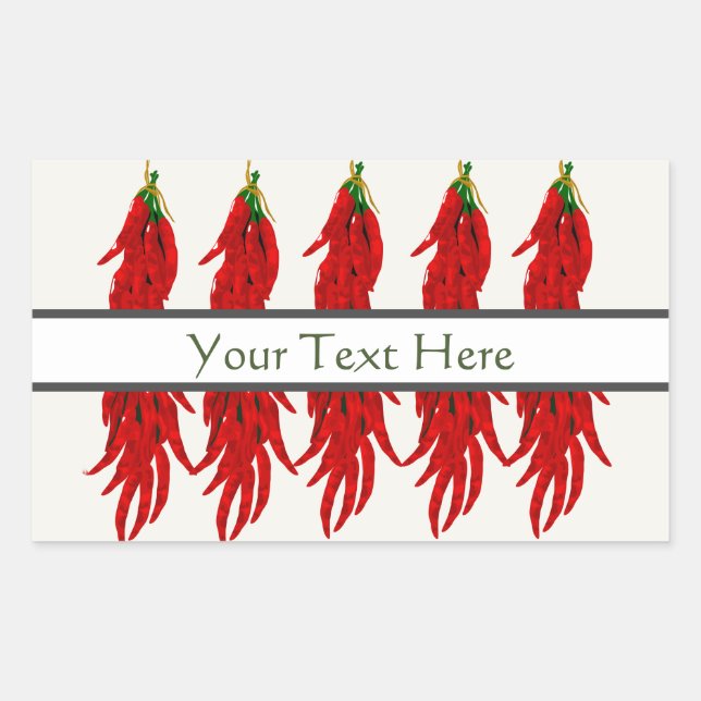 Dried Chili Peppers Sticker (Front)