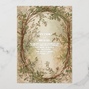 Dried Fan Palm Oasis Botanical Wedding 