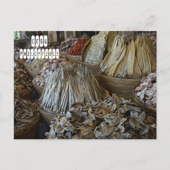 Dried Fish in Cebu Postcard (Front)