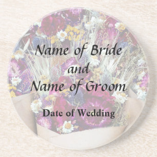 Dried Flower Bouquets Wedding Products Coaster