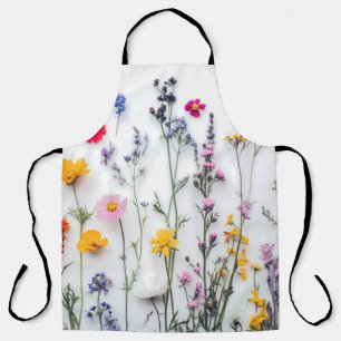 DRIED FLOWERS AESTHETIC FLORAL WILDFLOWER APRON
