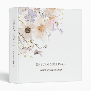 Dried flowers binder