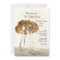 Dried Hydrangea Post Wedding Brunch Invitation