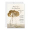 Dried Hydrangea Post Wedding Brunch Invitation
