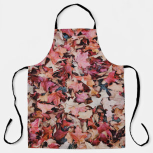 Dried leaves apron