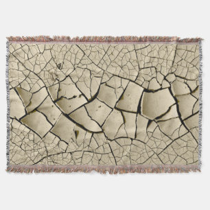 Dried Mud Throw Blanket
