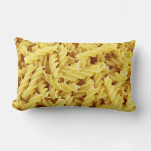 Dried Pasta (Italian Food) Lumbar Pillow