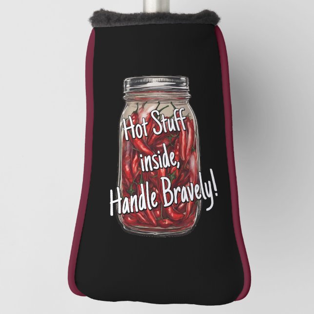 Dried Peppers Jar Golf Head Cover (Rotate 90)