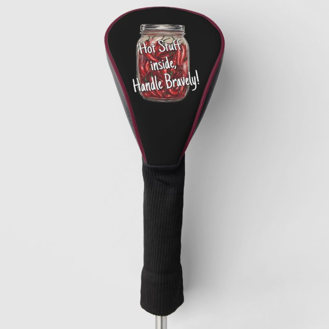 Dried Peppers Jar Golf Head Cover (Front)