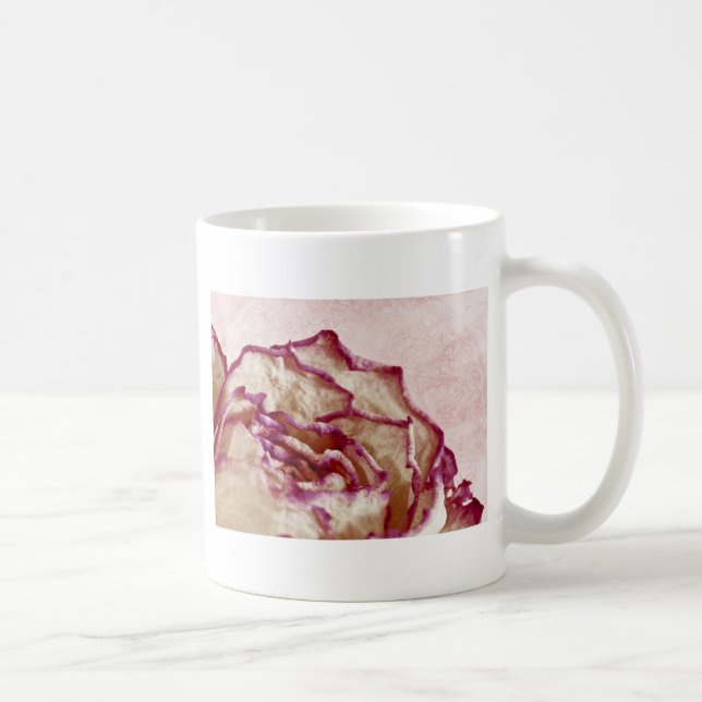 Dried Pink Rose Coffee Mug (Right)