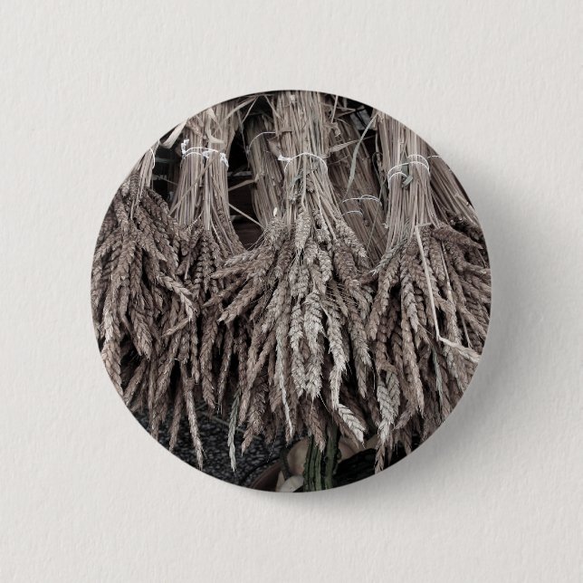 Dried Plants for Decorating 2 Inch Round Button (Front)