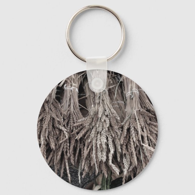 Dried Plants for Decorating Keychain (Front)