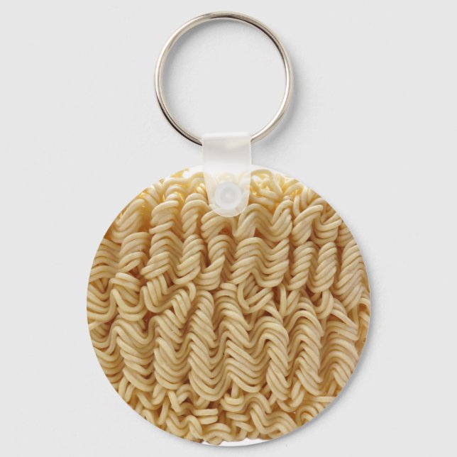 Dried ramen noodles keychain (Front)