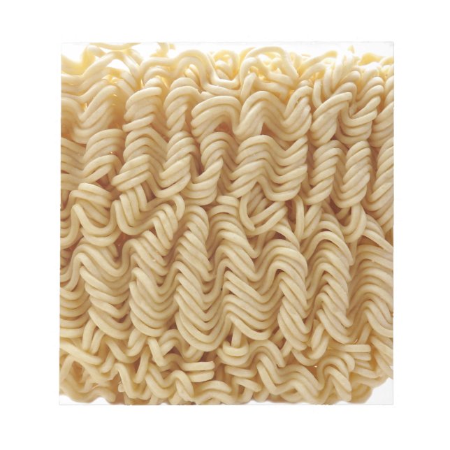 Dried ramen noodles notepad (Front)