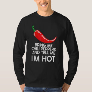 Dried Red Chili Peppers Carolina Reaper Spicy Food T-Shirt