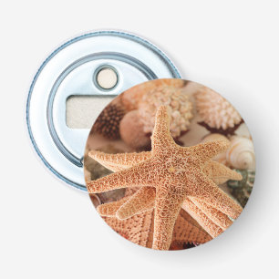 Dried sea stars sold as souvenirs bottle opener
