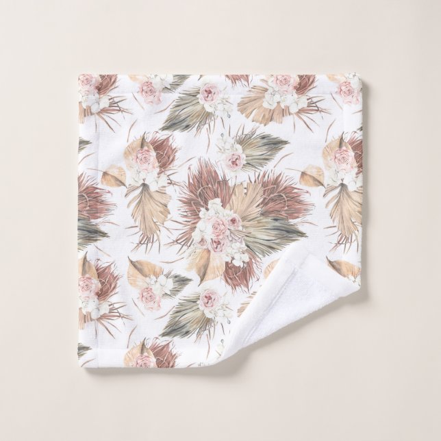 Dried Tropical Foliage Elegant Modern Wash Cloth (Wash Cloth)