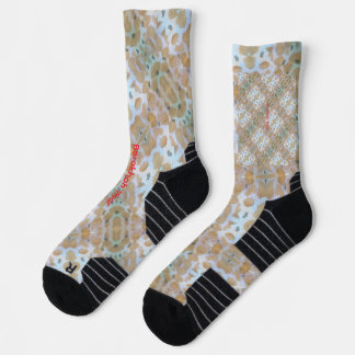 Dried White Roses Socks