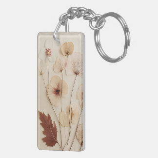 Dried Wildflower Arrangemnet Keychain