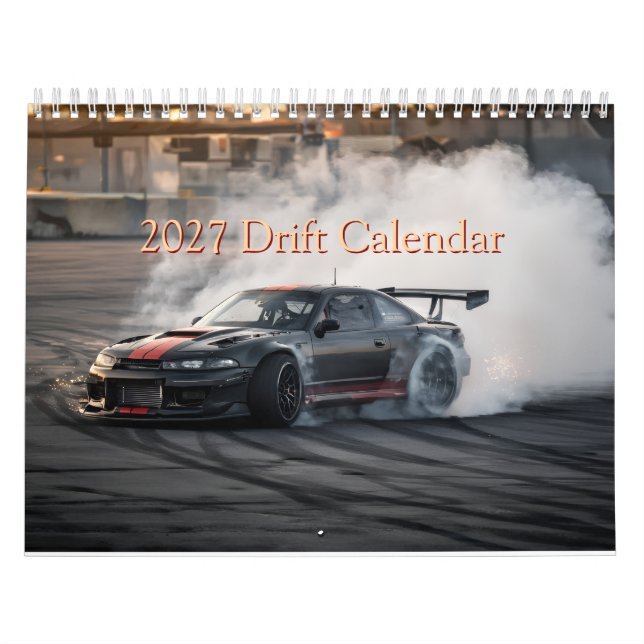 Drift Car Calendar (Cover)