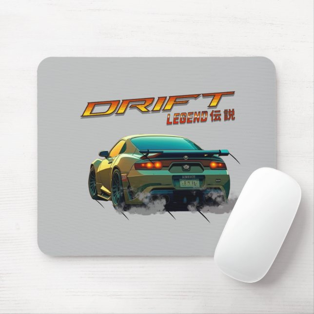 DRIFT LEGEND SUPRA MK4 - ANIME STYLE MOUSE PAD (With Mouse)