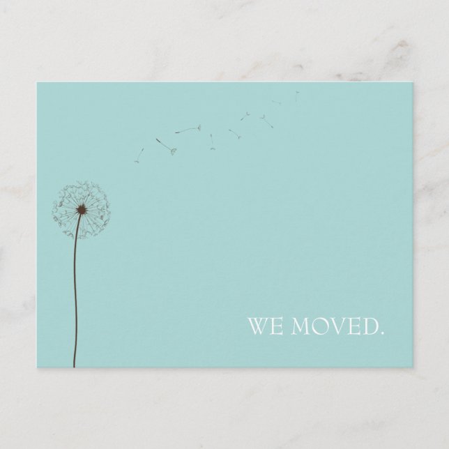 drift:  moving announcement postcard (Front)