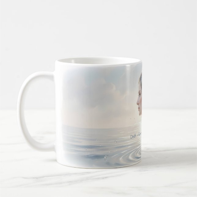 Drift With Grace Celestial Ocean Vision Mug (Left)