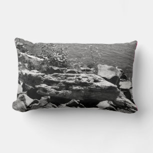 Drift wood lumbar pillow