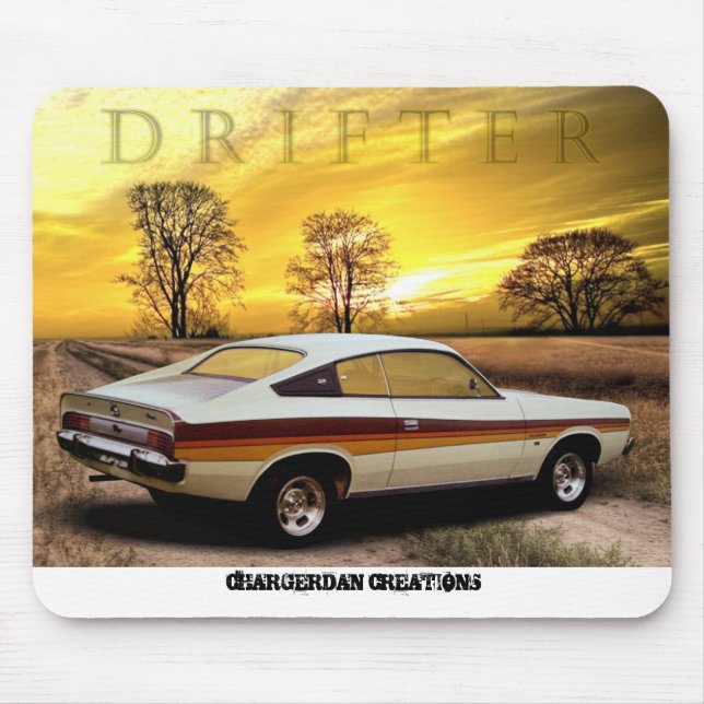 DRIFTER Chrysler Charger mouse pad (Front)