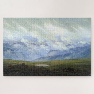 Drifting Clouds: A Romantic Sky by Friedrich Jigsaw Puzzle