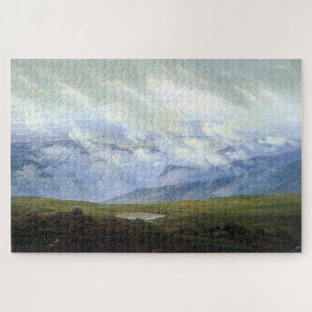 Drifting Clouds: A Romantic Sky by Friedrich Jigsaw Puzzle (Horizontal)