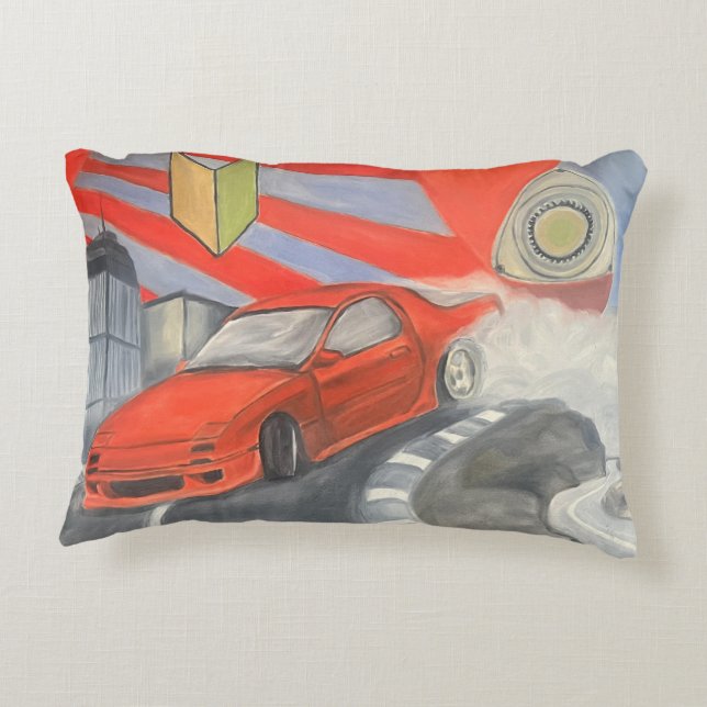 Drifting in the Sky  Accent Pillow (Back)