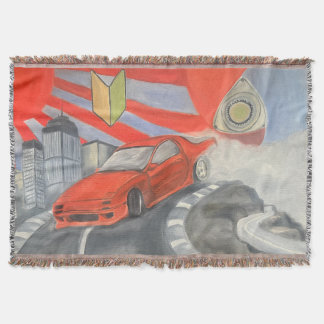 Drifting in the Sky Throw Blanket